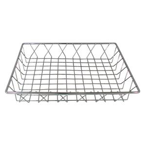 Update International PB-1412 14in x 12in x 2in Chrome Plated Pastry Bread Basket