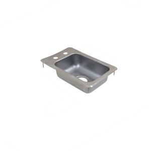 John Boos PB-DISINK1014057-X Drop In Hand Sink 10" x 14" x 5" Bowl Stainless Deck Mount