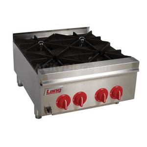 Lang GHP4ODA 24" 4-Burner Countertop Gas Hotplate w/ On-Demand Burners