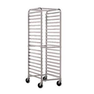 John Boos ABPR-1820-RKD-X Rounded Mobile Sheet Pan Rack Front Load Holds 20 Pans