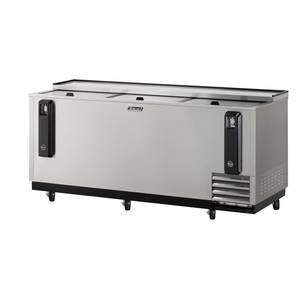 Turbo Air TBC-80SD-N 80in Bottle Cooler Stainless Ext Holds 43 Cases of 12oz Cans