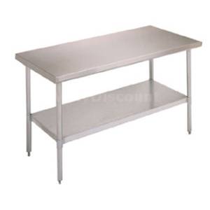 John Boos FBLG4824 48" x 24" Stainless Work Table Galvanized Undershelf