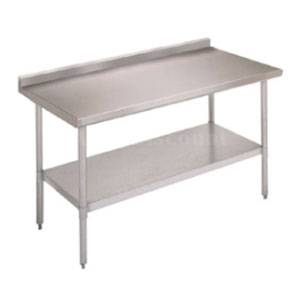 John Boos UFBLG2424 Stainless 24" x 24" Work Table w/ 1.5" Rear Upturn 