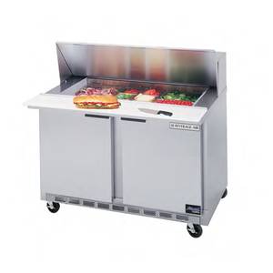 Beverage Air SPE36HC-08C 36" Cutting Top Refrigerated Sandwich Prep Table w/ 8 Pans