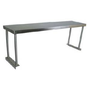 John Boos OS-ES-1848 48" x 18" Single Overshelf Stainless Table Mounted