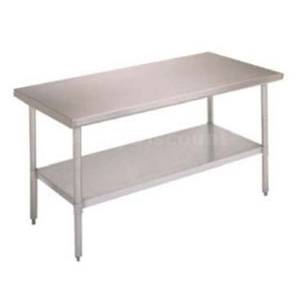 John Boos FBLS2424 24" x 24" All Stainless Steel Work Table w/ Undershelf