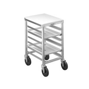Channel Manufacturing HT307/P Half Tray Rack w Casters 7 - 13"x18" Pan Cap. & Poly Worktop