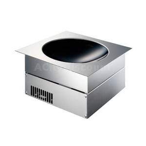 Garland GI-SH/WO/IN3500 15.1" x 15.1" Built-In Induction Wok-Line Wok Cooktop 3.5 kW