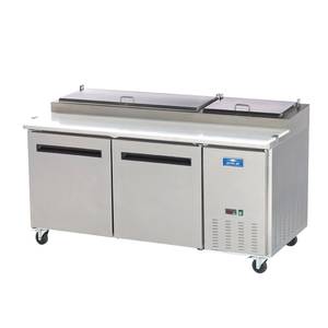 Arctic Air APP71R 71" Stainless Steel Pizza Prep Table / Cooler