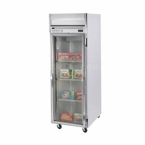 Beverage Air HRP1-1G-LED 24 CuFt Horizon Series LED Glass Door Cooler w/ S/S Sides