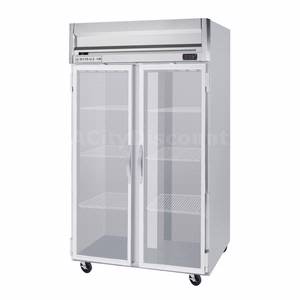 Beverage Air HF2-1G 49 CuFt Horizon Series Glass Door Reach-In Freezer w/ LED