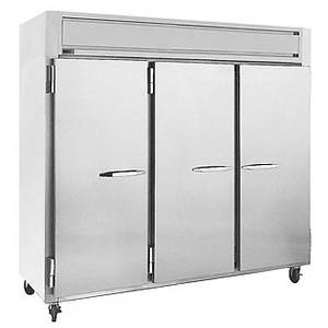 Randell 2030E 72 CuFt Reach-In Triple Door Refrigerator All S/S