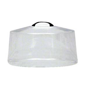 Update International CSC-13 Cake Stand Plastic Dome Cover w/ Chrome Handle 