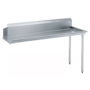 Advance Tabco DTC-S70-60*-X 60" Clean Dishtable 16 Gauge Stainless with Galvanized Legs