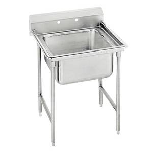 Advance Tabco 9-21-20 1 Compartment Sink 18 Gauge 20"x20"x12" Bowl Stainless