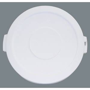 Carlisle 84102102 Bronco White Lid for 20 Gallon Trash Can