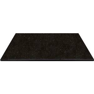 Art Marble G206 24X30 24" x 30" BLACK GALAXY Rectangle Granite Table Top