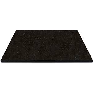 Art Marble G206 30X30 30" x 30" BLACK GALAXY Square Granite Table Top