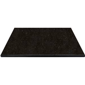 Art Marble G206 36X36 36" x 36" BLACK GALAXY Square Granite Table Top