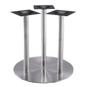 Art Marble SS20-28D Stainless Steel Dining Height Triple Mount Table Base