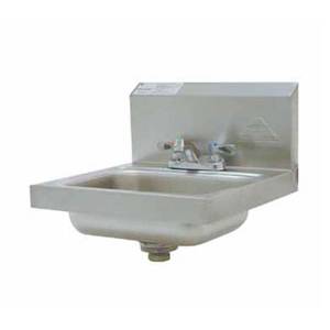 Advance Tabco 7-PS-20-NF Wall Mount Hand Sink 14"x10"x5" Bowl Fixed Deck Mount Faucet