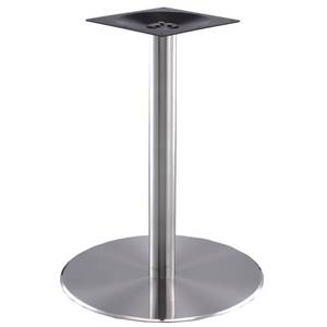 Art Marble SS14-23D Stainless Steel Dining Height Round Table Base