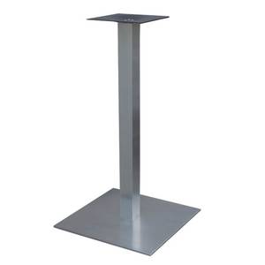 Art Marble SS05-23H Stainless Steel Bar Height Square Table Base
