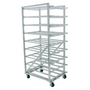 Advance Tabco CR10-162M-X Mobile Aluminum Full Can Rack Holds (162) #10 Cans