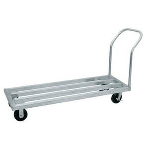 Advance Tabco DUN-2036C-X 36" x 20" Mobile Aluminum Dunnage Rack with 36" Handle