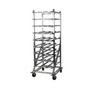 Winholt CR-162M Mobile Aluminum Can Rack w/ 162 - #10 Can Capacity