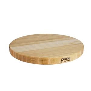 John Boos R18 18" Round Maple Cutting Board Reversible 1.5" Thick