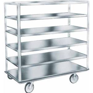 Winholt BNQT-5 Five Shelf Aluminum Queen Mary Style Banquet Cart