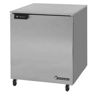 Victory Refrigeration UR-27-SST 27" Value Line Undercounter Refrigerator w/ 3" Casters