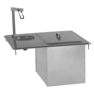 Delfield 204 Drop-In Glass Filler Water & Ice Station - 45 lb Ice Cap