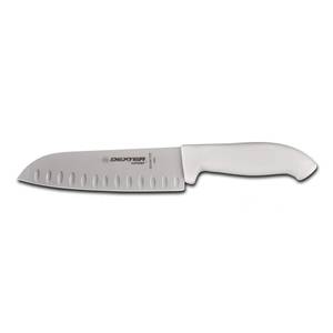 Dexter Russell SG144-7GE-PCP Sofgrip 7" Duo-Edge Santoku Style Chef Knife