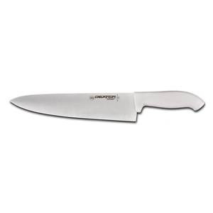 Dexter Russell SG145-10PCP Sofgrip 10" Chef Knife w/ White Soft Rubber Grip Handle