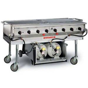 Magikitch'n LPAGA-60 60" Aluminum Magicater Transportable LP Gas Grill