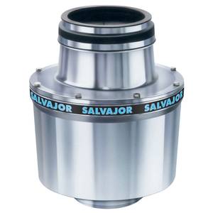 Salvajor 100-SA-3-MSS 1 HP Sink Mount Disposer Assembly 3.5" Collar w/ MSS Control
