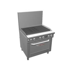 Southbend 436D-3C Ultimate Series Range - 36" Charbroiler w/ Std. Oven Base