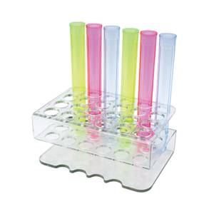 Bar Maid CR-1600 24 Slot Shooter Tube Rack, Clear Plastic