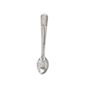 Browne Foodservice 2752 Conventional Series Serving Spoon, Perforated, 11"