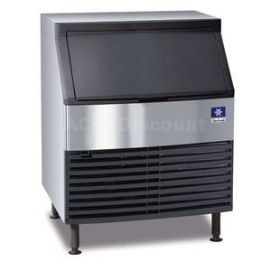 Manitowoc QR-0270A 280lb Undercounter Regular Cube Ice Machine 100lb Storage