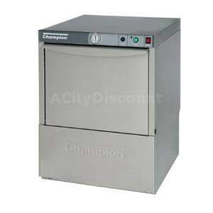 Champion UL-100 Undercounter Low Temp Dishwasher Stainless 21 Racks/hr
