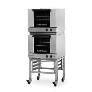 Moffat E22M3/2C Electric Double Convection Oven 3 Half Size Pan Mobile Stand