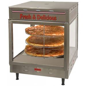 Benchmark 51018 Pass-Thru Heated Display Merchandiser For 18" Pizzas - 120V
