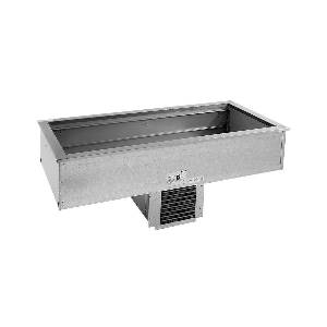 Delfield N8143BP Three (3) 12" x 20" Pan Drop In Refrigerated Cold Well