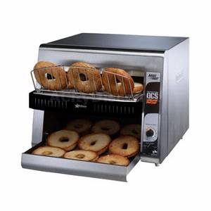 Star IQCSE3-1600B Electric Conveyor Bagel Toaster & Impinger - 1600 slices/hr