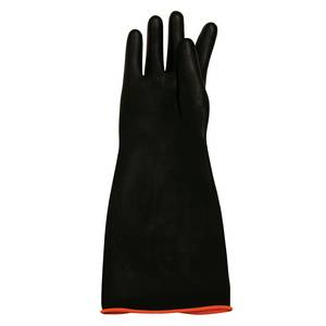 Update International RG-18HD 18in Rubber Gloves Elbow Length Liquid Proof
