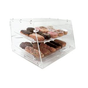 Update International APB-2112FD Pastry Display Case w/ 2 Trays 6mm Clear Acrylic