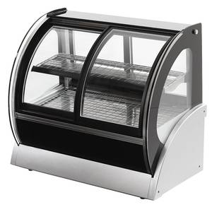 Vollrath 40884 48" Curved Glass Heated Display Case w/ Front & Rear Access